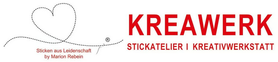 Logo KREAWERK Stickatelier & Kreativwerkstatt